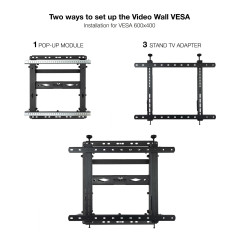 TooQ TQVW4571T signage display mount 70" Black