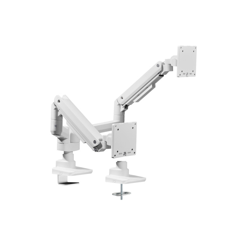Soporte mesa equip vesa hasta 35 pulgadas 100x100 max 20kg doble pantalla blanco