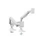 Soporte mesa equip vesa hasta 35 pulgadas 100x100 max 20kg doble pantalla blanco