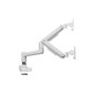 Soporte mesa equip vesa hasta 35 pulgadas 100x100 max 20kg doble pantalla blanco