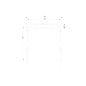 Soporte pared equip vesa hasta 55 pulgadas 400x400mm max 55kg