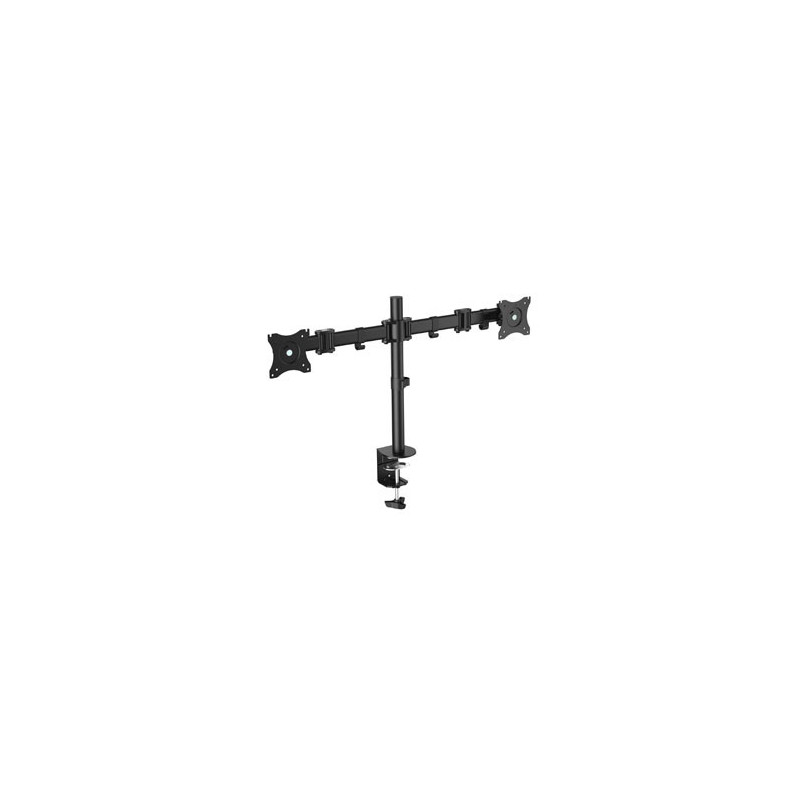 Soporte doble pantalla equip 13 pulgadas -  27 pulgadas inclinable giratorio 360 max 8 kg vesa max 100x100