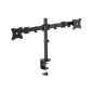 Soporte doble pantalla equip 13 pulgadas -  27 pulgadas inclinable giratorio 360 max 8 kg vesa max 100x100