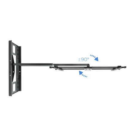 Soporte pared tooq lp4380xl - b 43 pulgadas - 80 pulgadas carga maxima 50kg negro