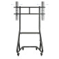 Soporte de suelo con ruedas tooq fs20200m - b 60 pulgadas - 105 pulgadas carga maxima 150kg