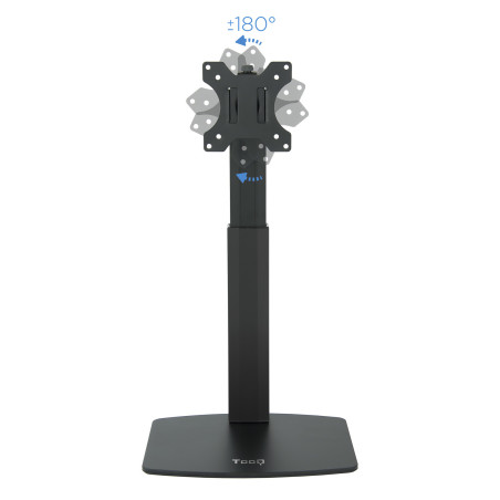 Soporte de mesa tv - monitor tooq 17 pulgadas - 32 pulgadas gira incl negro  db1732tn - b -  vesa 75 y 100 -  incl - 20 -  gira 