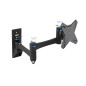 Soporte pared tv tooq lp2323tn - b 13 pulgadas -  27 pulgadas giratorio - inclinable carga maxima 15kg