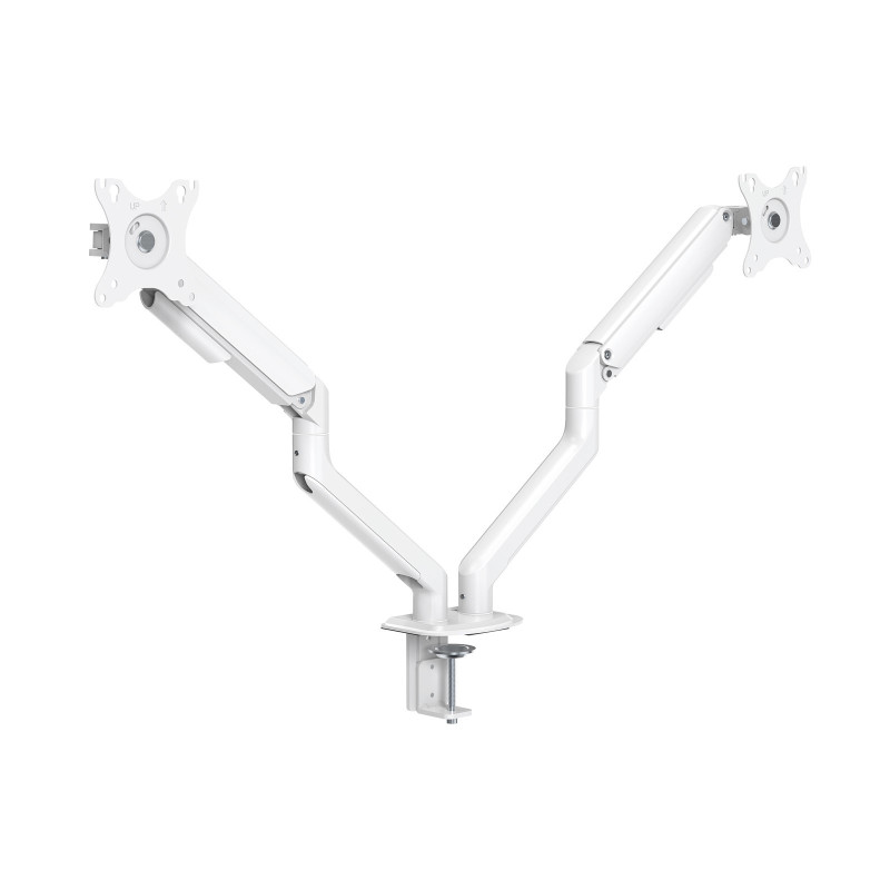 Soporte de mesa tv tooq 17 - 32 pulgadas 2 pantallas blanco