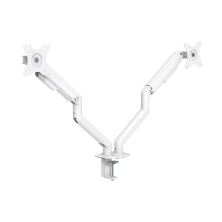 Soporte de mesa tv tooq 17 - 32 pulgadas 2 pantallas blanco
