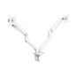 Soporte de mesa tv tooq 17 - 32 pulgadas 2 pantallas blanco
