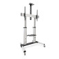 Soporte suelo tv tooq fs20300m - b 60 pulgadas - 100 pulgadas carga maxima 100kg aluminio