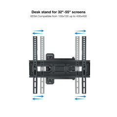 Soporte de pared tooq para pantallas 32 pulgadas -  55 pulgadas