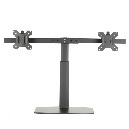 Soporte de mesa ewent ew1538 con resorte de gas para 2 monitores de hasta 27 pulgadas
