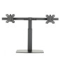 Soporte de mesa ewent ew1538 con resorte de gas para 2 monitores de hasta 27 pulgadas