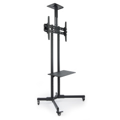 Soporte de suelo tooq para pantalla tv 37 pulgadas - 70 pulgadas negro fs1470m - b