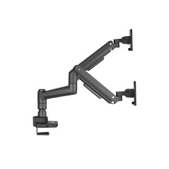 Soporte mesa equip vesa hasta 35 pulgadas 100x100 max 20kg doble pantalla negro