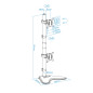 Soporte monitor de mesa vertical tooq db1703tnv - b 2 pantallas 17 pulgadas - 32 pulgadas carga maxima 9kg
