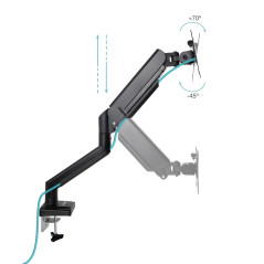 Soporte mesa tooq hasta 34 pulgadas vesa 100 x 100 max 10kg