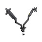 Soporte mesa tooq hasta 34 pulgadas vesa 100 x 100 max 10kg brazo doble