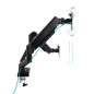 Soporte mesa tooq hasta 34 pulgadas vesa 100 x 100 max 10kg brazo doble