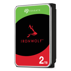 Disco duro interno hdd seagate ironwolf nas st2000vn003 2tb 3.5 pulgadas 5400rpm -  256mb -  sata 6gb - s