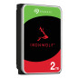 Disco duro interno hdd seagate ironwolf nas st2000vn003 2tb 3.5 pulgadas 5400rpm -  256mb -  sata 6gb - s