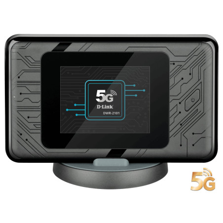Router 5g lte d - link dwr - 2101 1.6gbps wifi - 5 lcd 2.4 pulgadas 1pto glan.