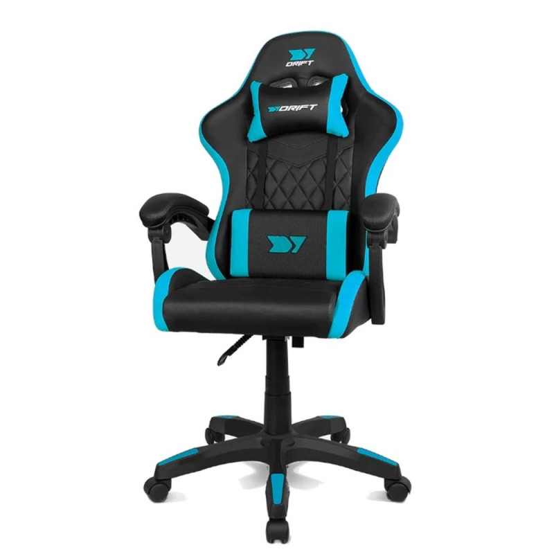 Silla gaming drift dr35 negra - azul