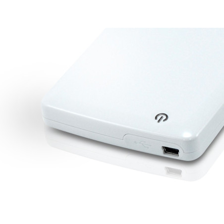 Caja externa conceptronic usb 2.0 hdd sata 2.5 pulgadas para disco duro blanco