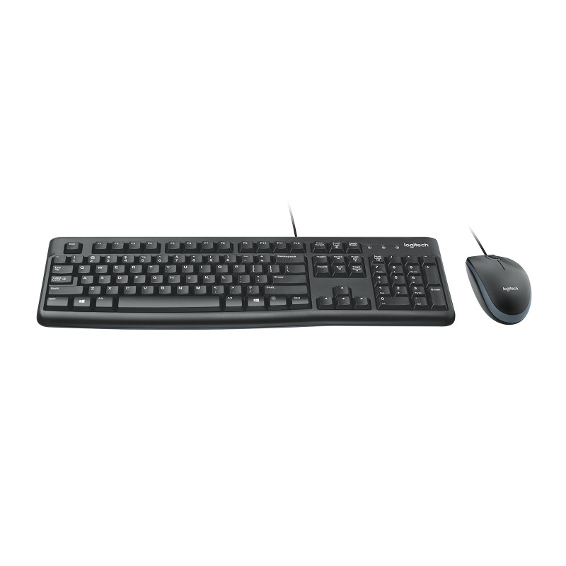 Logitech 920-002550 keyboard Mouse included USB QWERTY Spanish Black Logitech 920-002550 keyboard Mouse included USB QWERTY Spanish Black