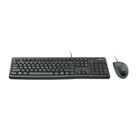 Combo teclado y raton logitech mk120 optico usb 2.0 negro
