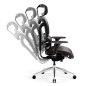 Sedia Gaming Diablo Chairs V-COMMANDER Nero Borgogna