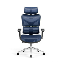 Sedia Gaming Diablo Chairs Diablo V-COMMANDER Azzurro Nero