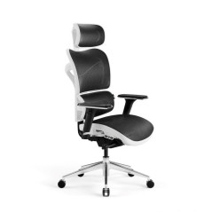 Sedia Gaming Diablo Chairs V-COMMANDER Bianco Nero