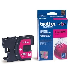 Cartucho tinta brother lc980m magenta 400 paginas dcp - 195c -  dcp - 375cw -  mfc - 250c -  mfc - 255cw -  mfc - 290c