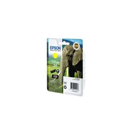 Cartucho tinta epson t242440 amarillo para epson xp - 750 c13t24244010 -  elefante