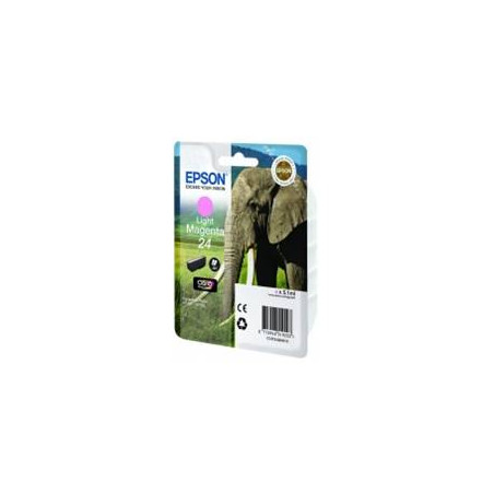 Cartucho tinta epson t242640 magenta claro para epson xp - 750 c13t24264010 -  elefante