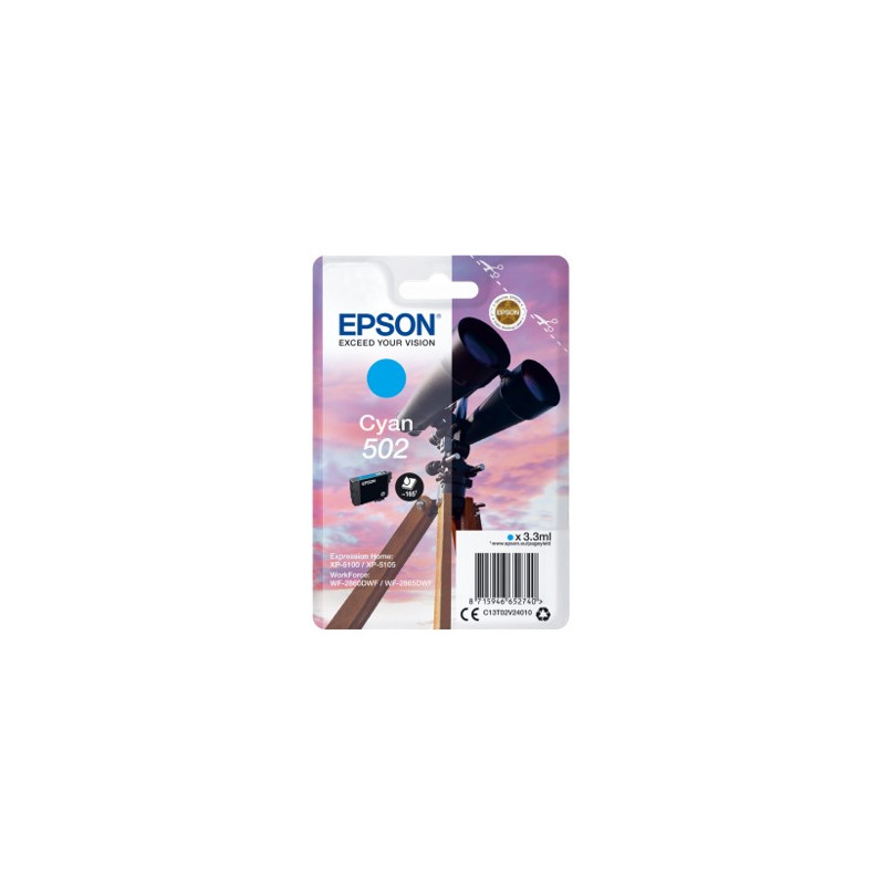 Cartucho tinta epson t02v240 502 cian ink