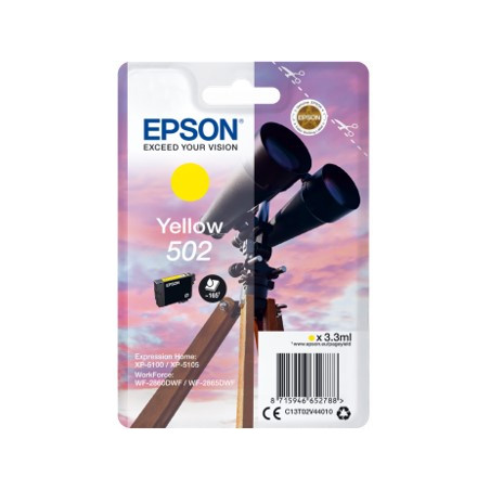 Cartucho tinta epson t02v440 502 amarillo ink