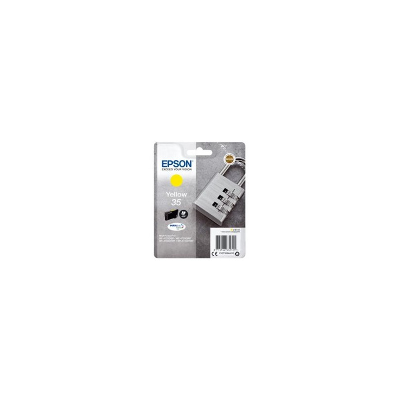 Cartucho tinta epson c13t35844010 amarillo durabrite ultra ink 35 -  650 paginas - candado