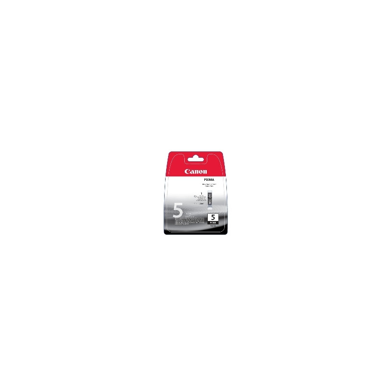 Cartucho tinta canon pgi 5 negro pigmentado 26ml pixma 4200 -  5200 mp 500 -  800 blister
