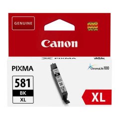 Cartucho canon cli 581 bk xl negro pixma tr7550 - tr8550 - ts6150 - ts6151 - ts8150 - ts8151 - ts8152 - ts9150 - ts9155
