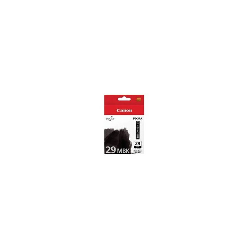 Cartucho tinta canon pgi - 29mbk negro mate pixma pro 1