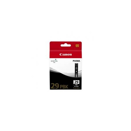 Cartucho tinta canon pgi - 29pbk photo negro pixma pro 1