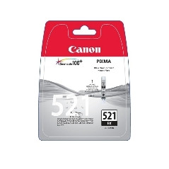 Cartucho tinta canon cli 521bk negro 9ml pixma 3600 -  4600 -  4700 -  mp540 -  550 -  560 -  620 -  630 -  640 -  980 -  mx860 