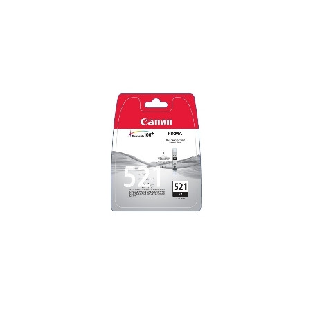 Cartucho tinta canon cli 521bk negro 9ml pixma 3600 -  4600 -  4700 -  mp540 -  550 -  560 -  620 -  630 -  640 -  980 -  mx860 