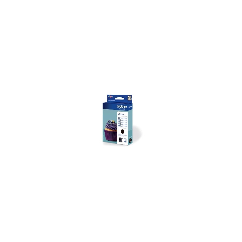 Cartucho tinta brother lc123bk negro 600 paginas dcpj4110dw -  mfcj4410dw - mfcj4510dw - mfcj4710dw