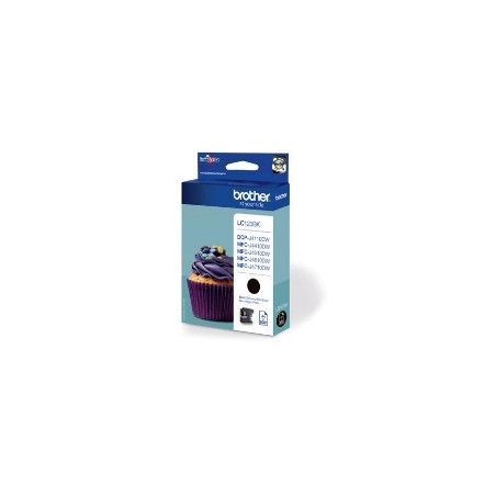 Cartucho tinta brother lc123bk negro 600 paginas dcpj4110dw -  mfcj4410dw - mfcj4510dw - mfcj4710dw