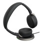 Auriculares jabra evolve2 65 flex uc stereo inalambrico negro