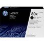 HP Confezione da 2 cartucce originali Toner nero ad alta capacità LaserJet 80X HP Confezione da 2 cartucce originali Toner nero ad alta capacità LaserJet 80X